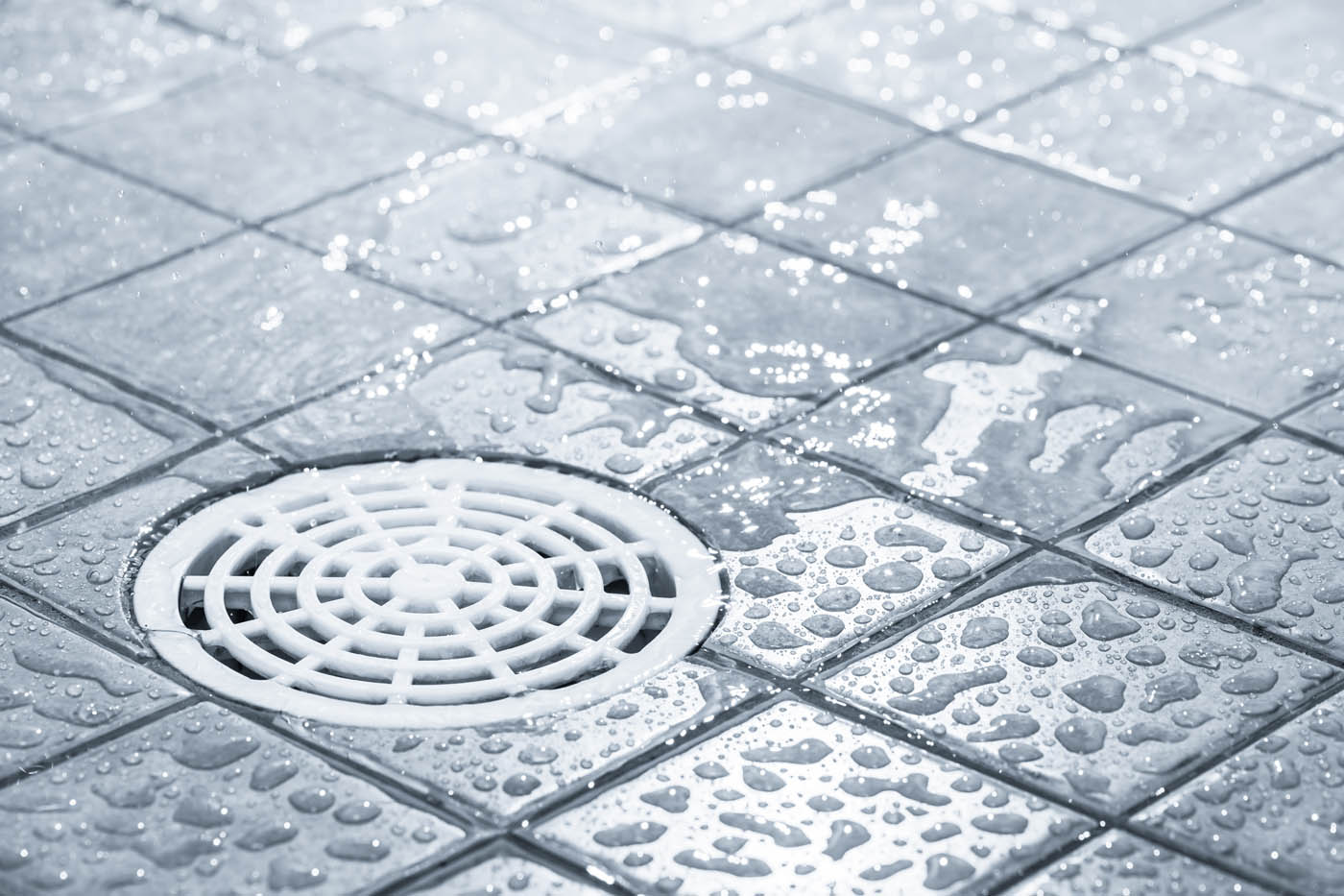 WyattWorks drain cleaning in Akron, OH, prevent your bathroom floor from flooding.